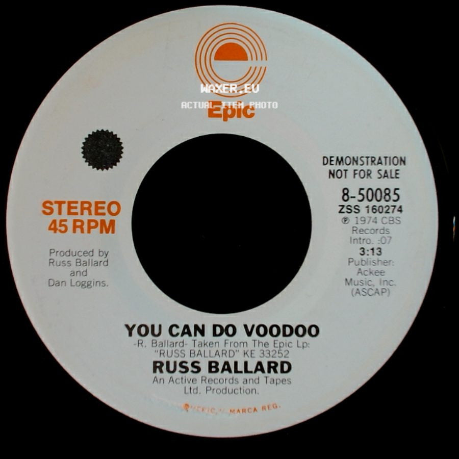 Russ Ballard - You Can Do Voodoo / You Can Do Voodoo side A