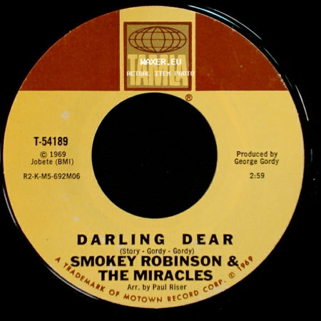 Smokey Robinson & The Miracles - Darling Dear / Point It Out side A