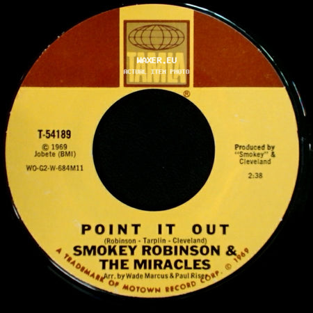 Smokey Robinson & The Miracles - Darling Dear / Point It Out side B