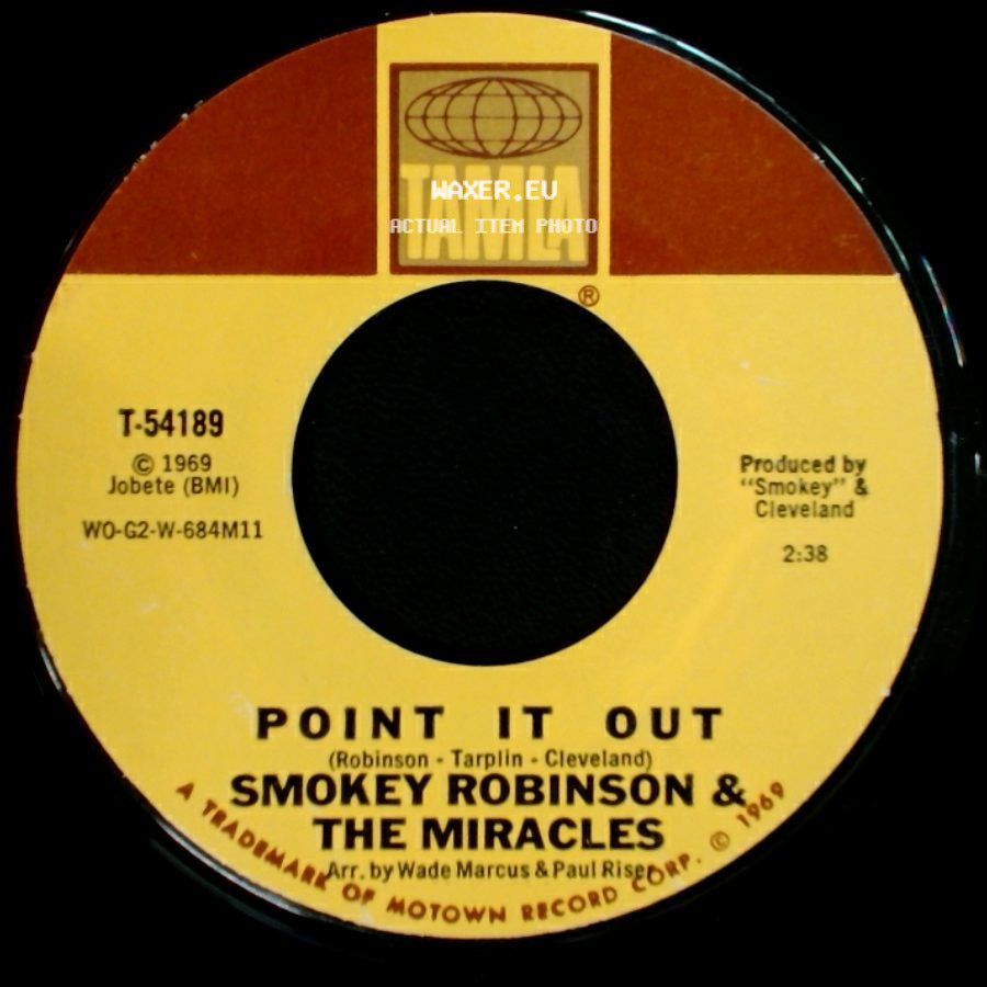 Smokey Robinson & The Miracles - Darling Dear / Point It Out side B