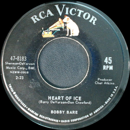 Bobby Bare - Detroit City / Heart Of Ice side B