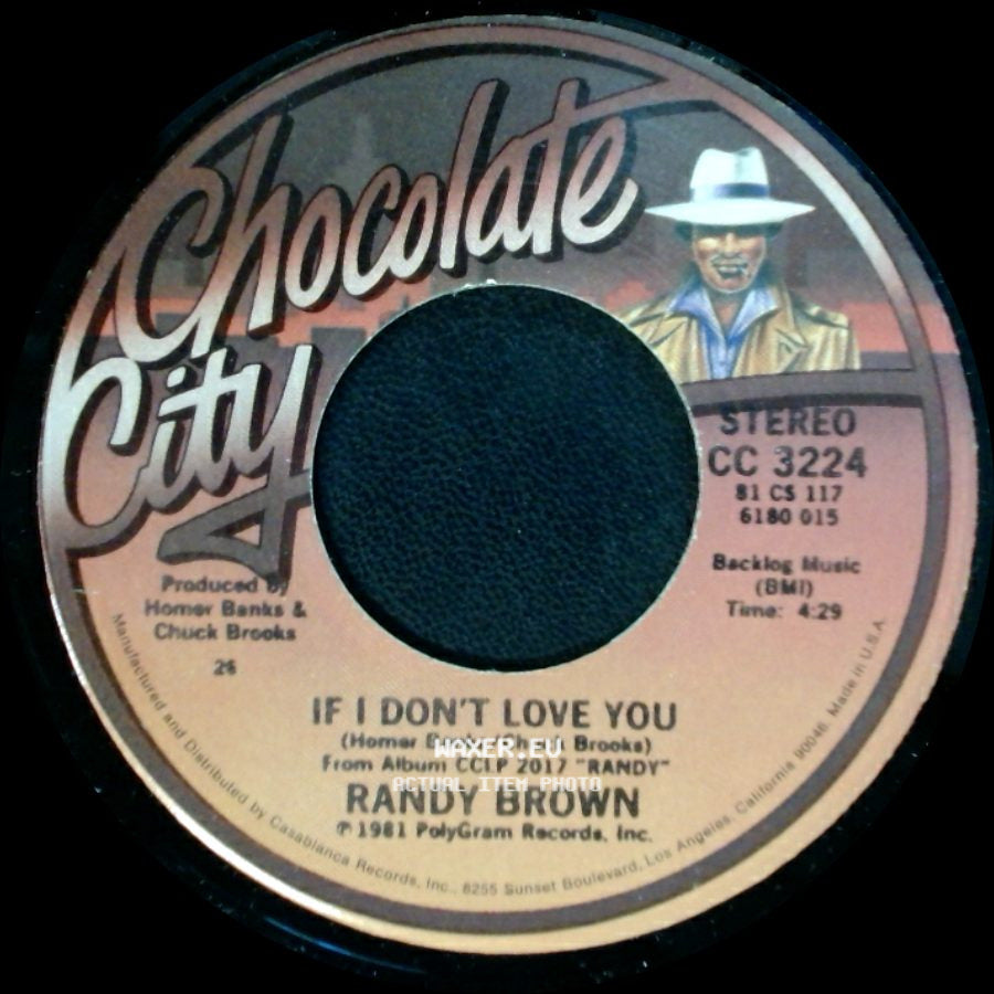 Randy Brown - If I Don't Love You / Looking For The Real Thing side A