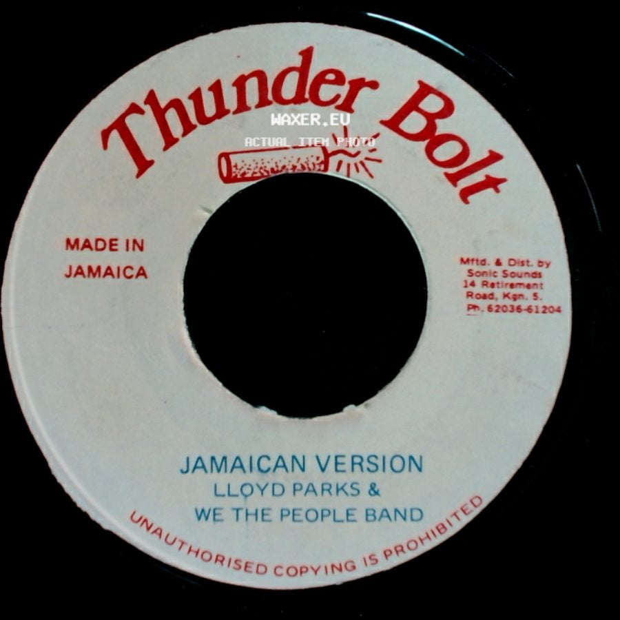 Lloyd Parks & We The People Band / The Astronauts - Jamaican Version / Born Jamaican side A