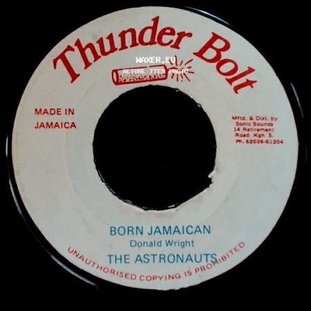 Lloyd Parks & We The People Band / The Astronauts - Jamaican Version / Born Jamaican side B