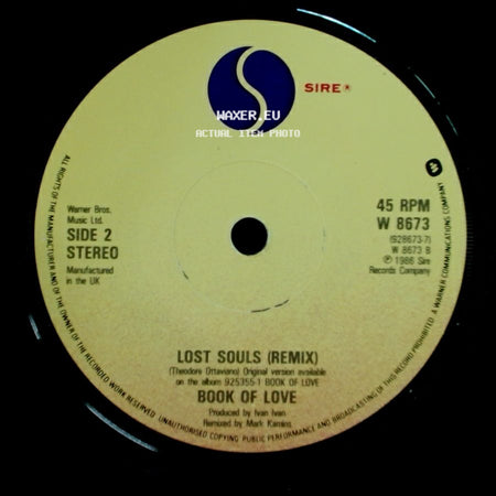 Book Of Love - I Touch Roses (Remix) / Lost Souls (Remix) side B