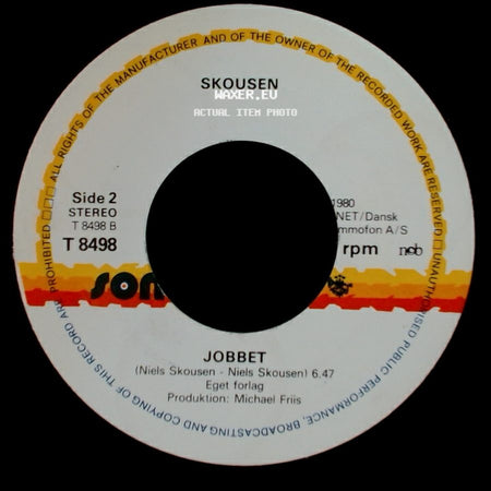 Skousen - Annabel / Jobbet side B