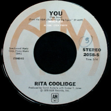 Rita Coolidge - Only You Know And I Know / You side B