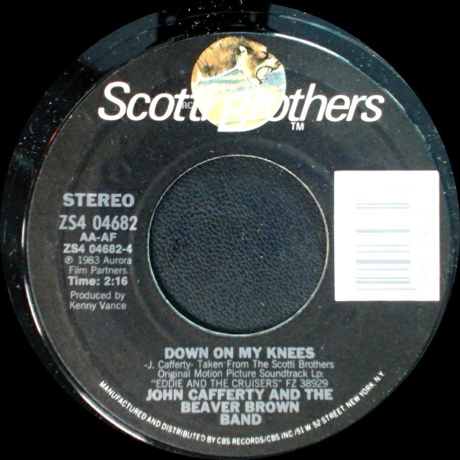 John Cafferty And The Beaver Brown Band - Tender Years / Down On My Knees side B