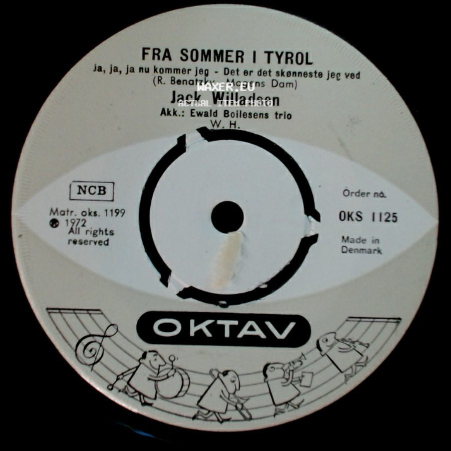 Jack Willadsen - Fra Sommer I Tyrol / Kom Zigan side A