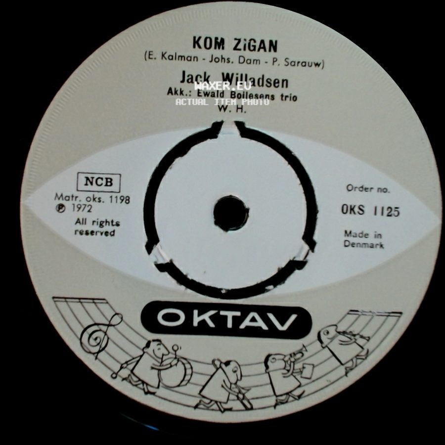 Jack Willadsen - Fra Sommer I Tyrol / Kom Zigan side B