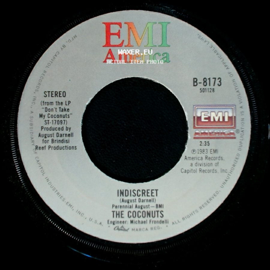The Coconuts - Indiscreet / If I Only Had A Brain side A