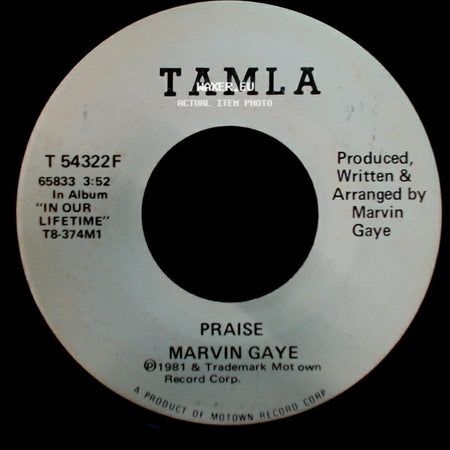 Marvin Gaye - Praise / Praise side B