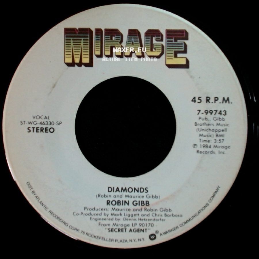 Robin Gibb - Diamonds / Boys Do Fall In Love side A