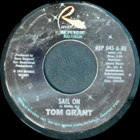 Tom Grant - Sail On / I'll Meet You In Paradise side A