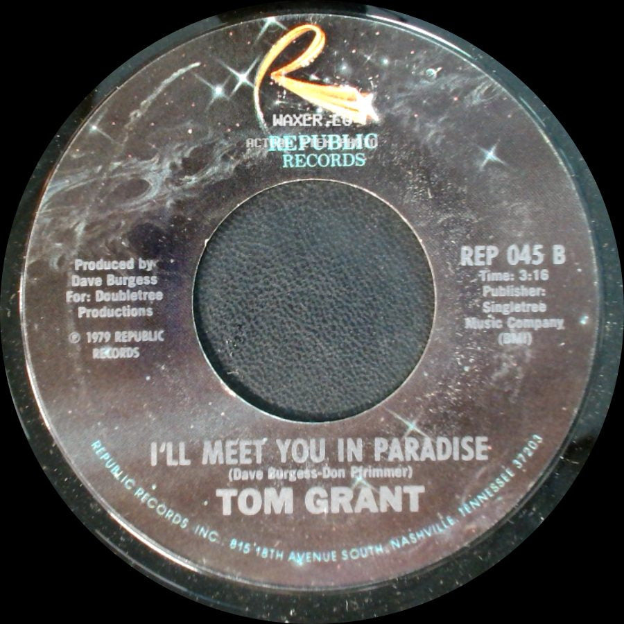Tom Grant - Sail On / I'll Meet You In Paradise side B