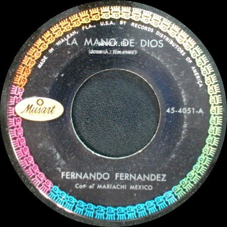 Fernando Fernandez - No Me Dejes Esta Noche / La Mano De Dios side B