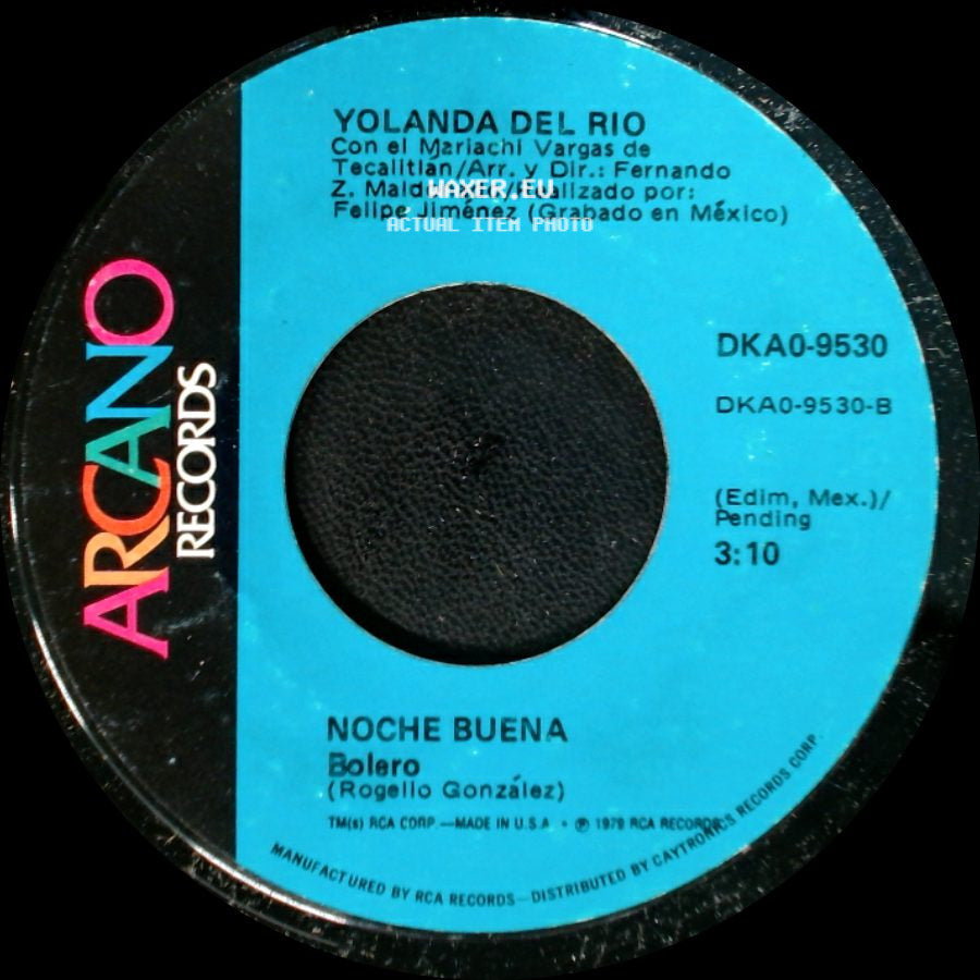 Yolanda Del Rio - Moneda De 14 Pesos / Noche Buena side B
