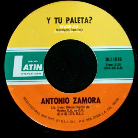 Antonio Zamora - Y Tu Paleta? / Topilejo side A