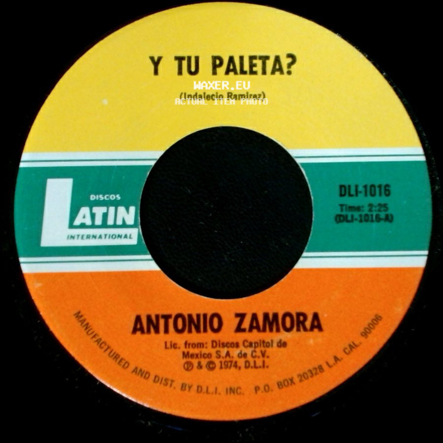 Antonio Zamora - Y Tu Paleta? / Topilejo side A