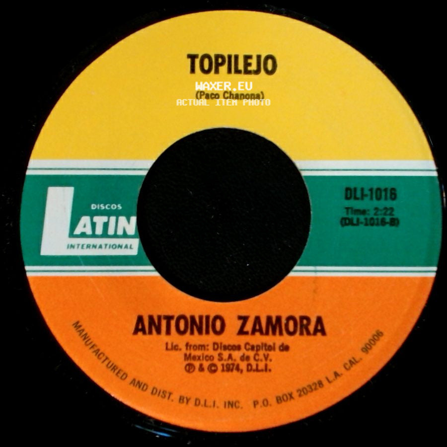 Antonio Zamora - Y Tu Paleta? / Topilejo side B