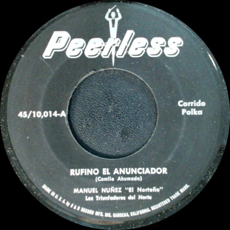 Manuel Nuñez "El Norteño" Los Triunfadores Del Norte / Manuel Nuñez "El Norteño" - De Que Presumes / Rufino El Anunciador side B
