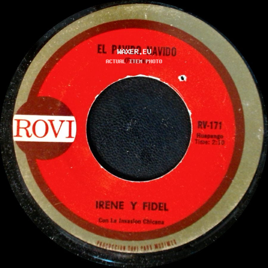 Irene Y Fidel - Tango Negro / El Pavido Navido side B
