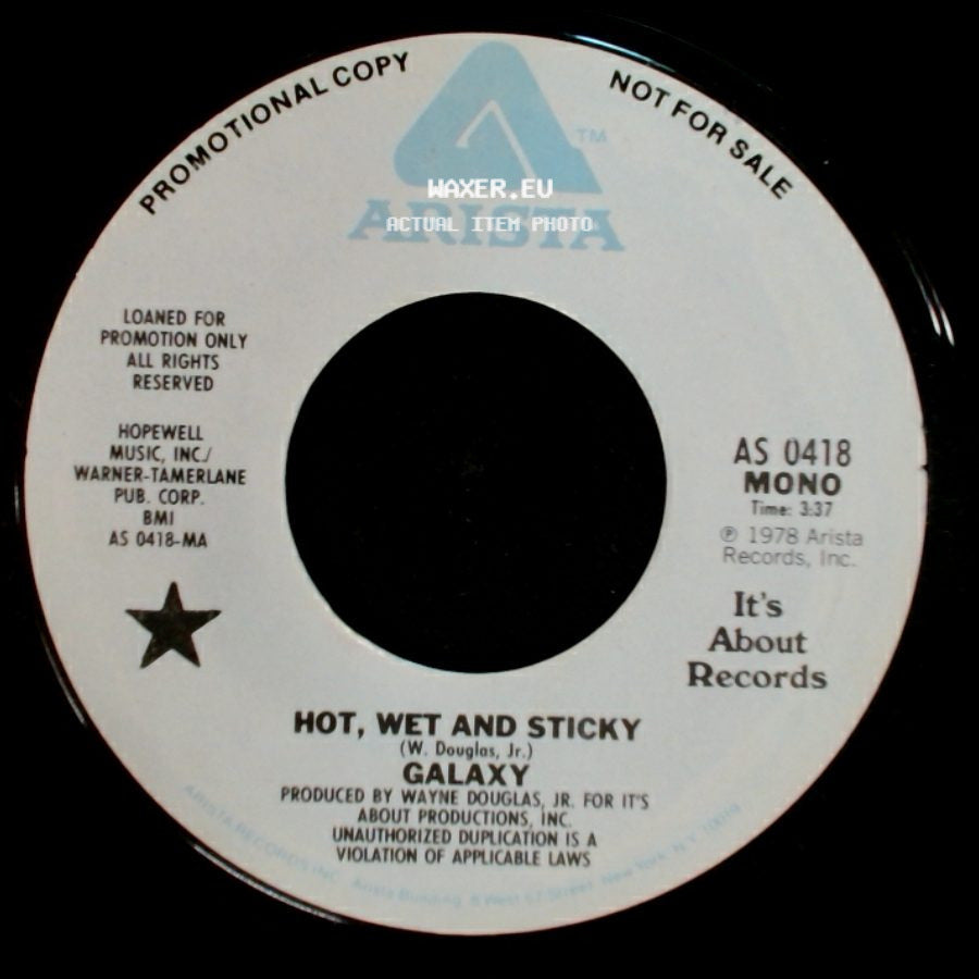 Galaxy - Hot, Wet And Sticky / Hot, Wet And Sticky side A