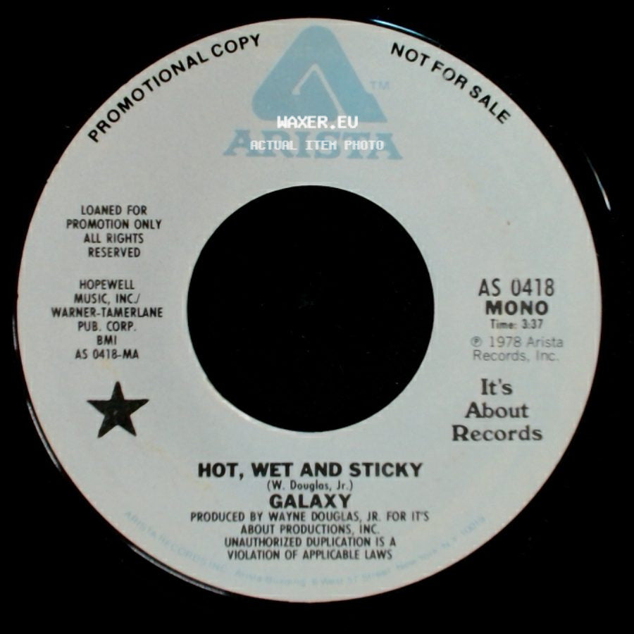 Galaxy - Hot, Wet And Sticky / Hot, Wet And Sticky side A