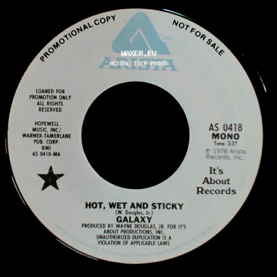 Galaxy - Hot, Wet And Sticky / Hot, Wet And Sticky side A
