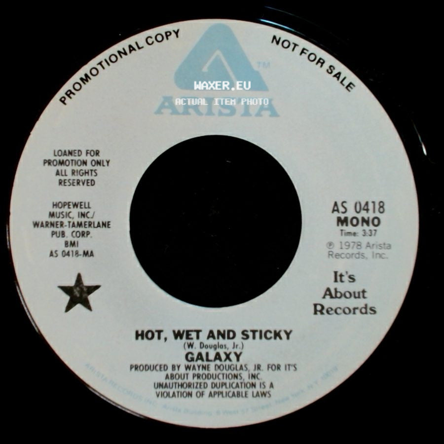 Galaxy - Hot, Wet And Sticky / Hot, Wet And Sticky side A