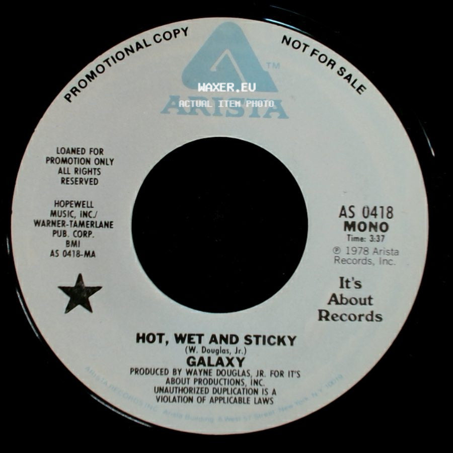 Galaxy - Hot, Wet And Sticky / Hot, Wet And Sticky side A