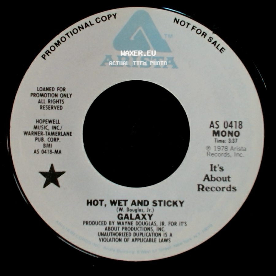 Galaxy - Hot, Wet And Sticky / Hot, Wet And Sticky side A
