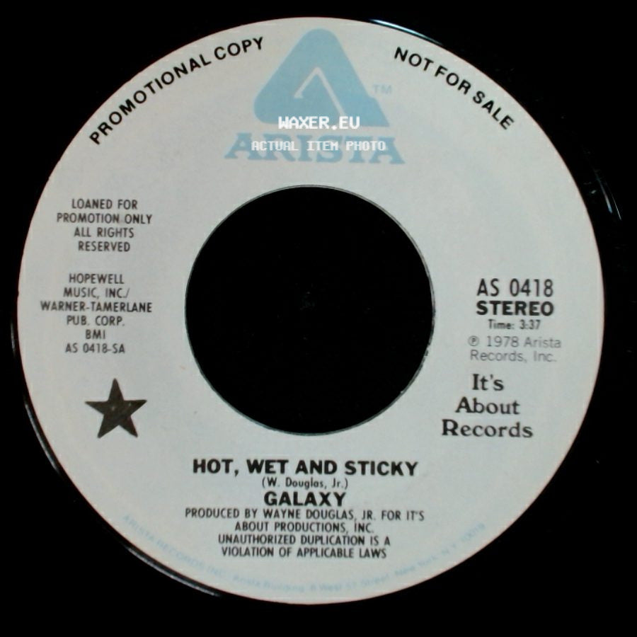 Galaxy - Hot, Wet And Sticky / Hot, Wet And Sticky side A