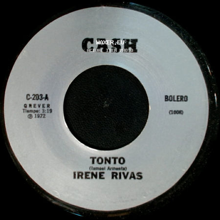 Irene Rivas - No Te Dejare De Amar / Tonto side B