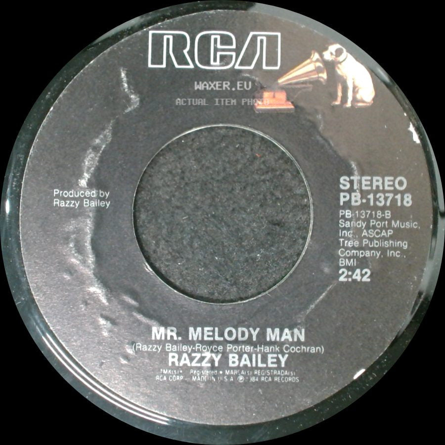 Razzy Bailey - In The Midnight Hour / Mr. Melody Man side B
