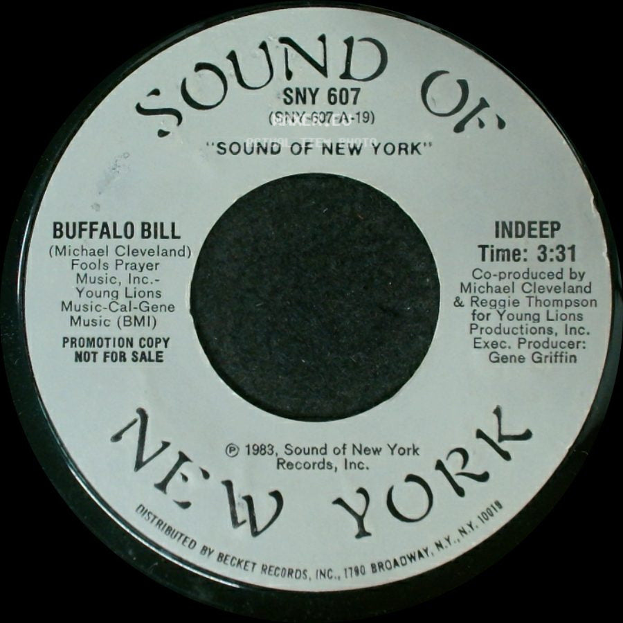 Buffalo Bill - Indeep / Indeep side A