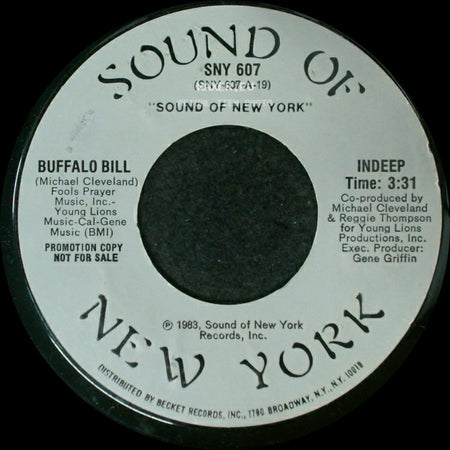 Buffalo Bill - Indeep / Indeep side A