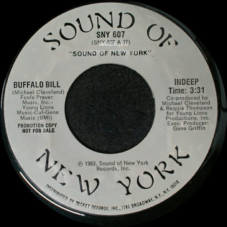 Buffalo Bill - Indeep / Indeep side B
