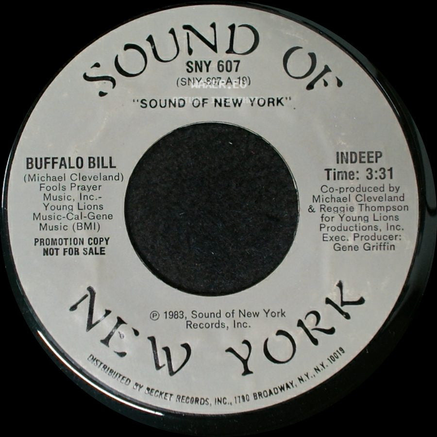 Buffalo Bill - Indeep / Indeep side B
