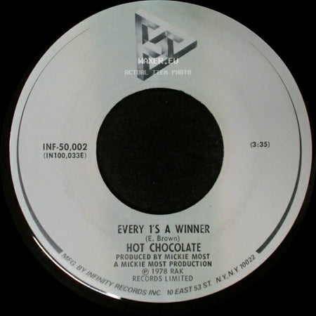 Hot Chocolate - Every 1's A Winner / Power Of Love side A