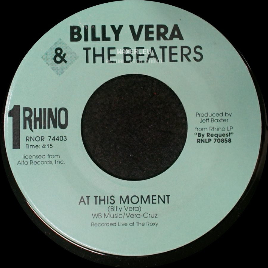 Billy Vera & The Beaters - At This Moment / I Can Take Care Of Myself side A