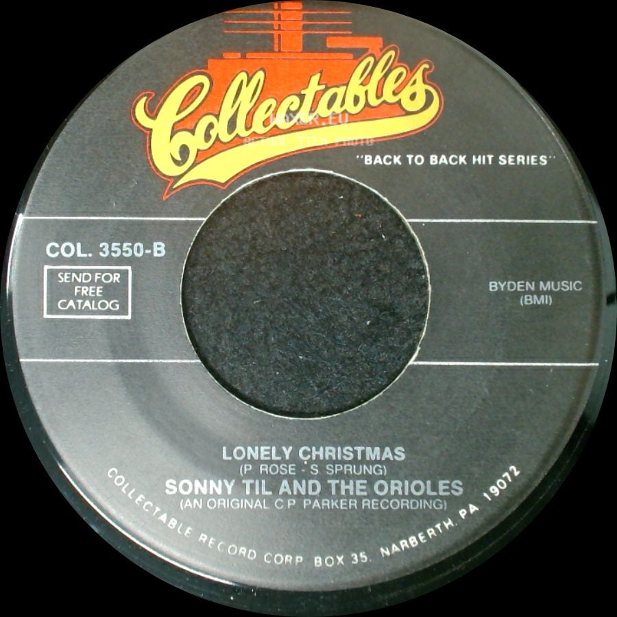 Sonny Til And The Orioles - What Are You Doing New Years Eve / Lonely Christmas side B