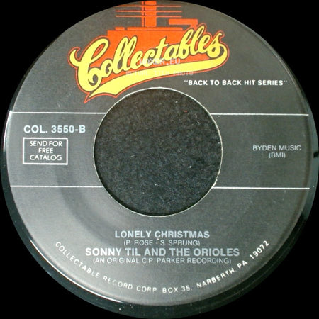 Sonny Til And The Orioles - What Are You Doing New Years Eve / Lonely Christmas side B
