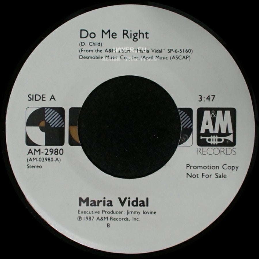 Maria Vidal - Do Me Right / Do Me Right side A