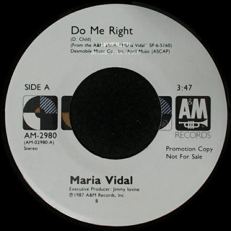 Maria Vidal - Do Me Right / Do Me Right side A