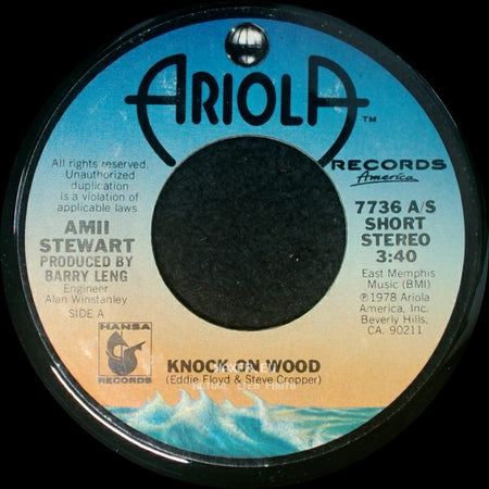 Amii Stewart - Knock On Wood / When You Are Beautiful side A