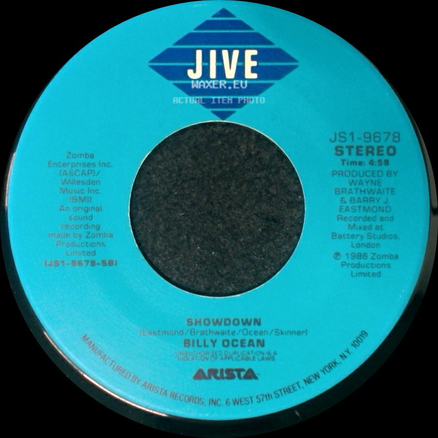 Billy Ocean - Get Outta My Dreams, Get Into My Car / Showdown side B