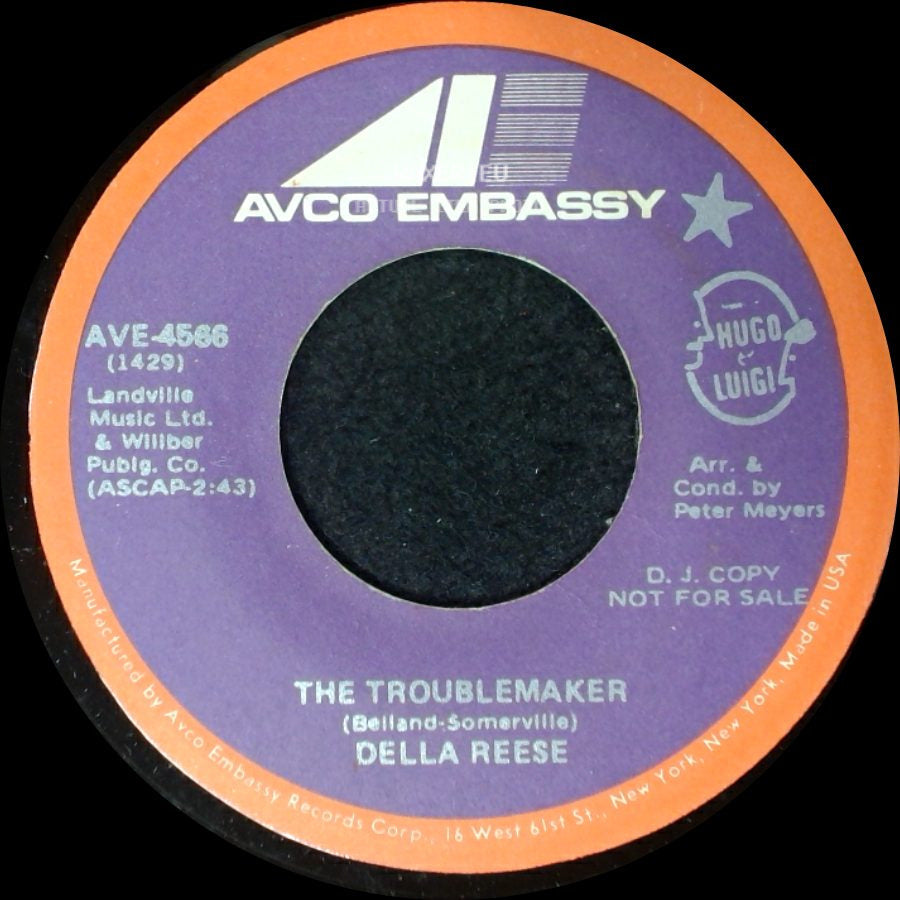 Della Reese - The Troublemaker / The Troublemaker side A
