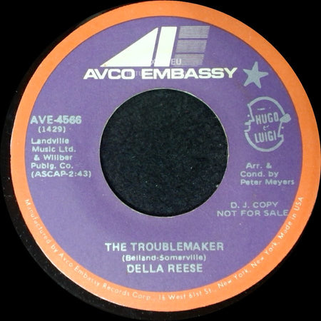 Della Reese - The Troublemaker / The Troublemaker side A