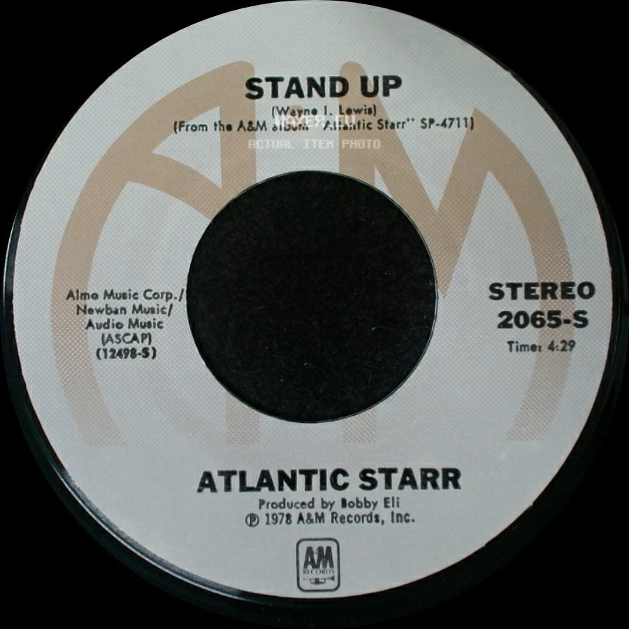 Atlantic Starr - Don't Abuse My Love / Stand Up side B